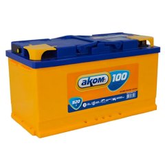 AKOM . 100ач Еuro