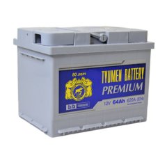 TYUMEN BATTERY Premium 64ач Еuro